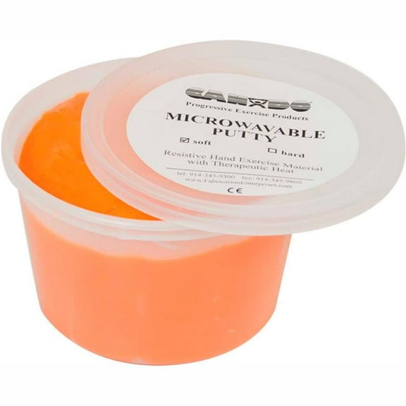 Fabrication B2176993 Theraputty Microwaveable Exercise Putty - Soft - Orange - 1 lbs