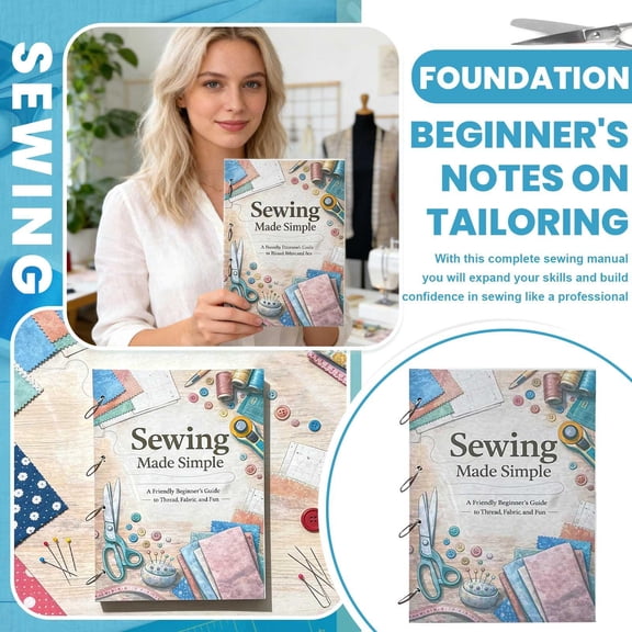 FabricforSewing | Sewing Pattern | Beginner Sewing Guide | Hobby ResourcesforSewing, Pattern PaperforSewing, Craft & Hobby Fabric, Single Copy