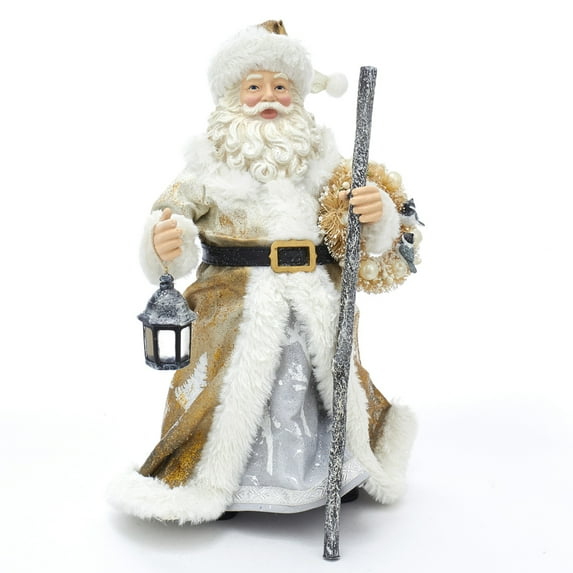 Fabriche Winter Wood Santa Christmas Figurine 11 Inch FA0102 New