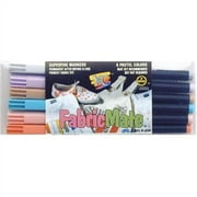 Fabricmate Pen Brush Tip Set Pastel 6Pc fabricmatepenset6ctpassortedel