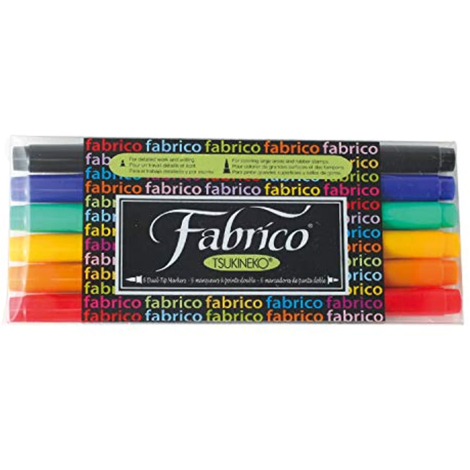 Fabrico Marker Set, Premium Fabric Markers (6pk)