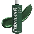 thumbnail image 1 of Fabricoat - Fabric paint for Art, Craft & DIY Design Projects - Non-Toxic & Washable - Paint Direct onto Clothes & Textile Fabrics - For Painting on Shoes, Tshirt Clothing & Denim (Green) 125ml, 1 of 7