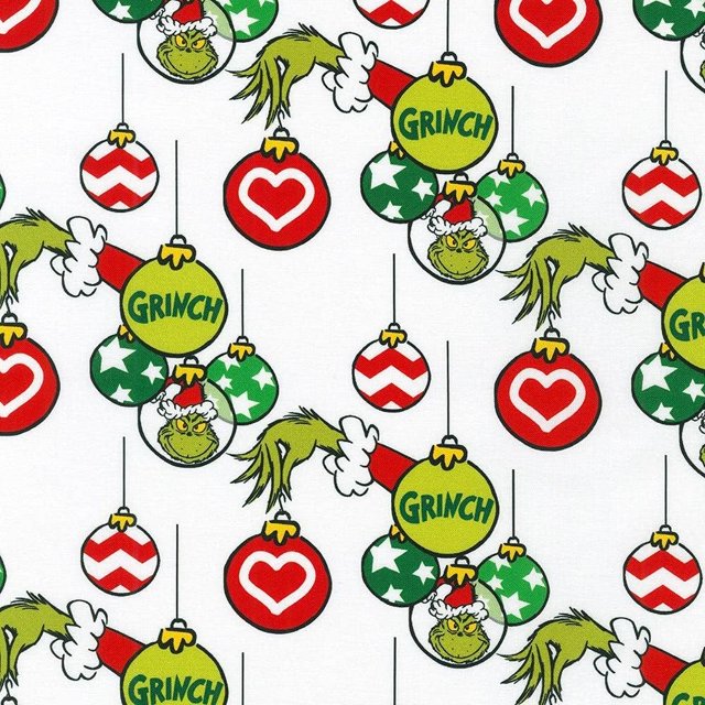 Fabrics How The Grinch Stole Christmas Dr Seuss Tree Ornaments