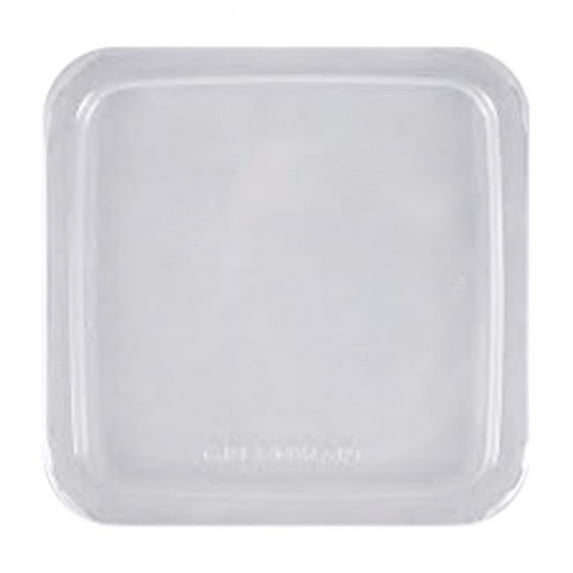Fabrikal 9509521 PE 6 in. Clear Greenware Square Lid - Pack of 300
