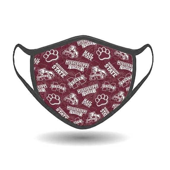 Fabrique Innovations MSST1300 NCAA Mississippi State Reusable Cotton Face Mask