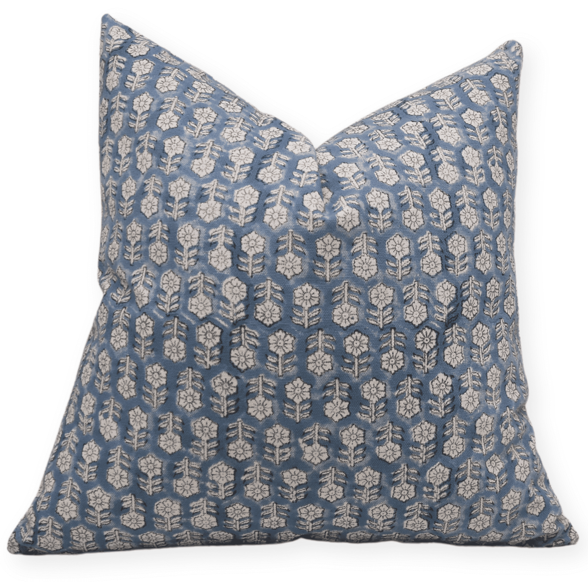 Fabritual Block Print Duck Canvas 14x36 Throw Pillow Covers, Handmade