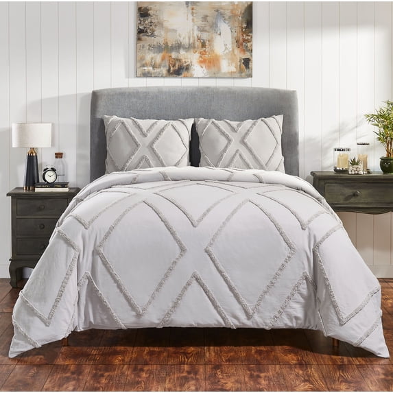 Fabstyles Arizona Chenille 3 Piece Comforter Set