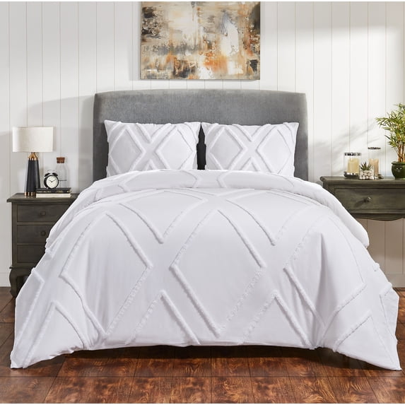 Fabstyles Arizona Chenille 3 Piece Comforter Set