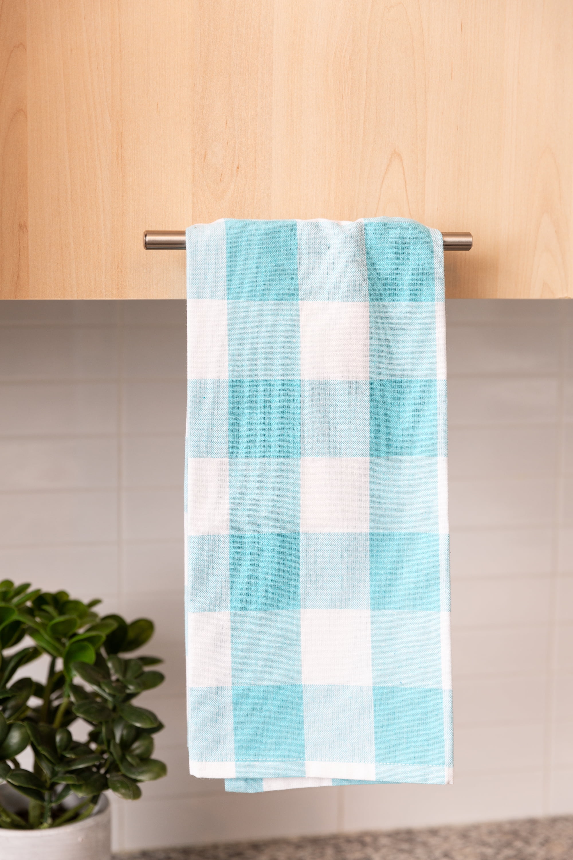 Fabstyles Broadway Waffle 6 Piece Dishcloth Set 100% Cotton, 12" X 12"
