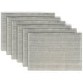 thumbnail image 1 of Fabstyles  Casual Classic Cotton Placemat Set of 6 - 13x19 Stone, 1 of 5
