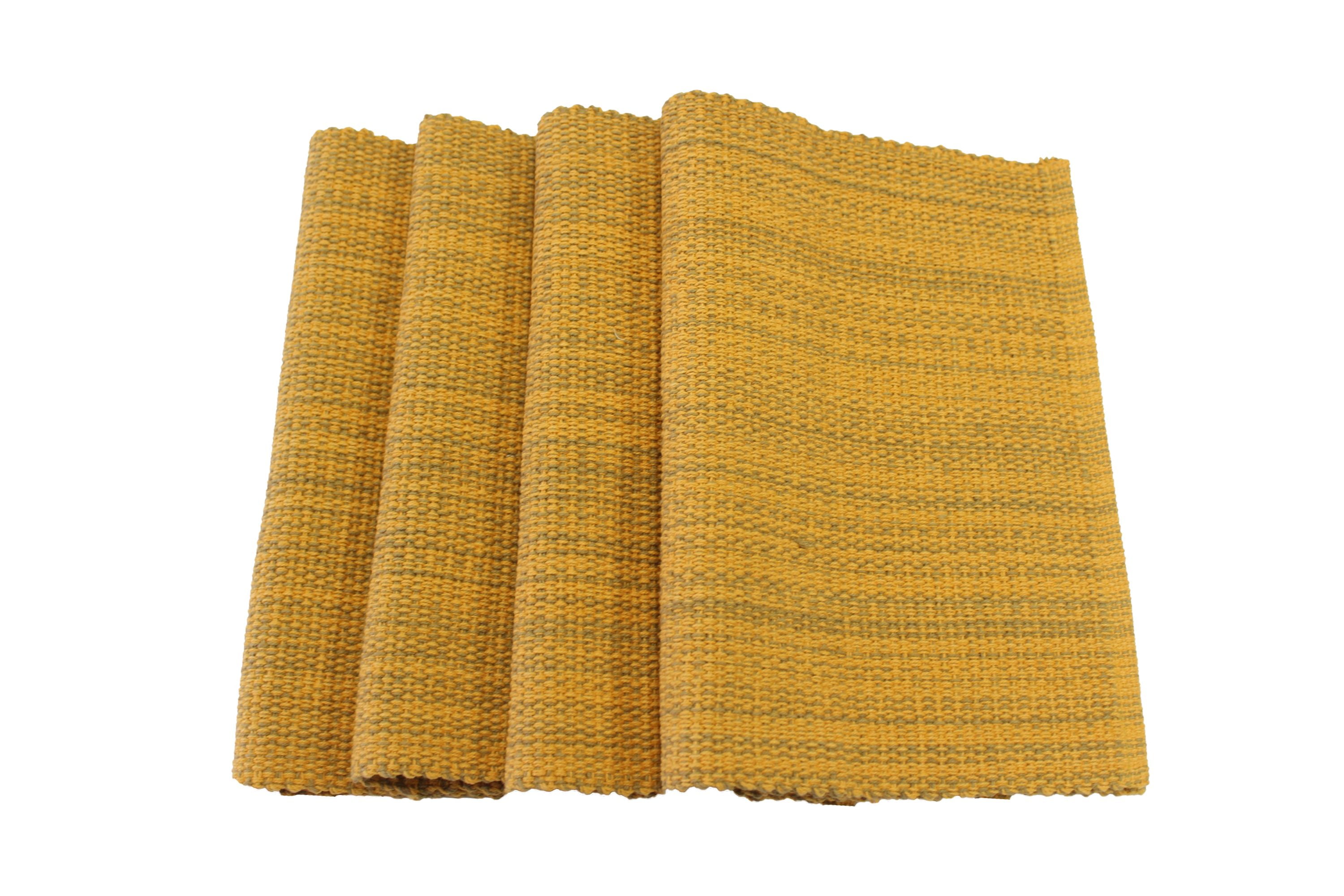 Dijon Cotton Handwoven Rectangle Placemats Set of 4