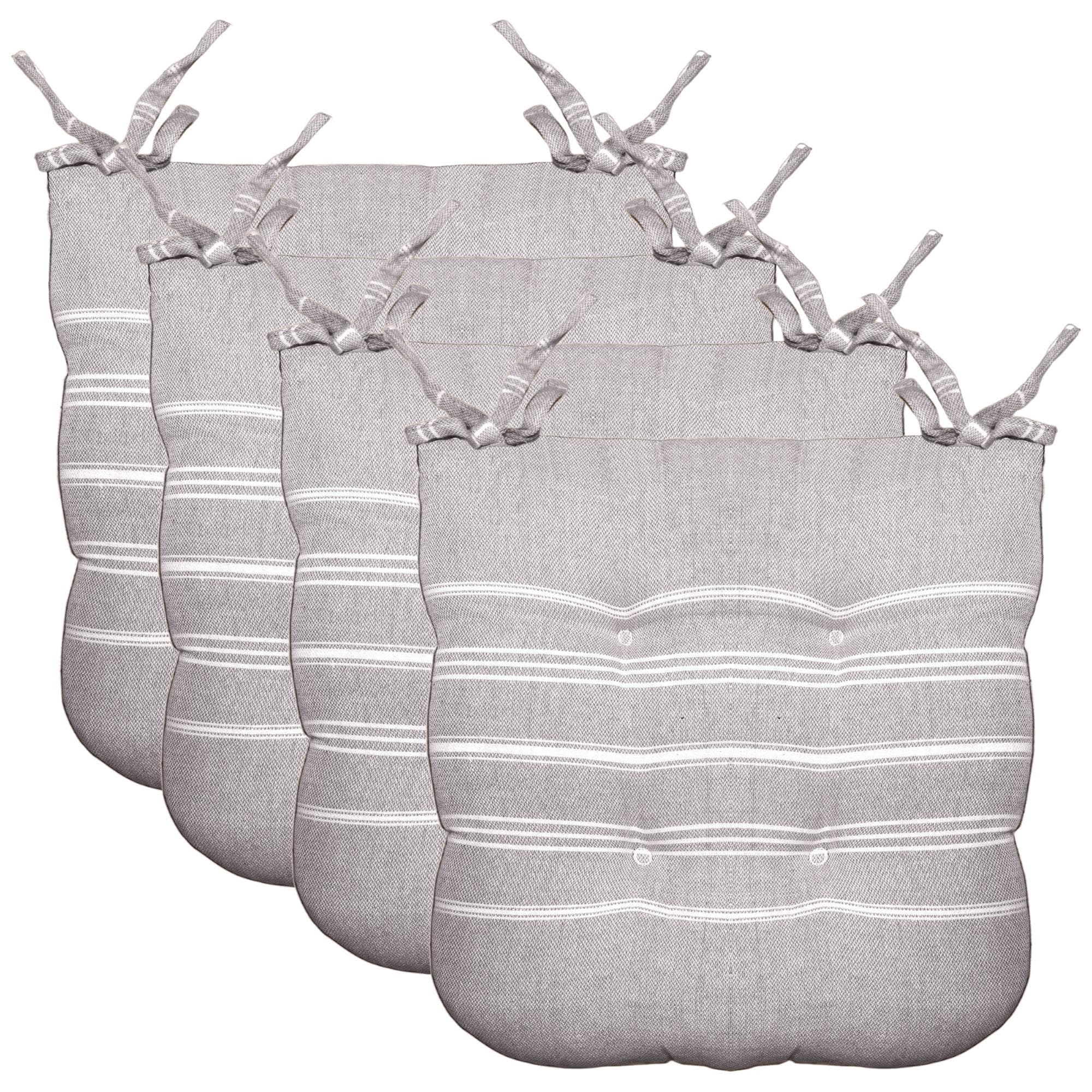 Fabstyles Fouta 16" Chair Pad 100% Cotton Cover with Poly-Insert