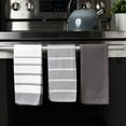 thumbnail image 1 of Fabstyles Fouta 3 Piece Assorted Kitchen Towel Set Extra Large 100% Cotton, 32" x 22", 1 of 1