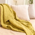 thumbnail image 1 of Fabstyles Green Polyester Throw, 50" x 60", 1 of 4