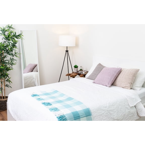 Fabstyles Herringbone Stripe Cushion Set of 2 with Poly-Insert Included