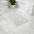 thumbnail image 1 of Fabstyles  Soft & Absorbent Reversible Cotton Bath Rug Set of 2 Taupe, 1 of 5