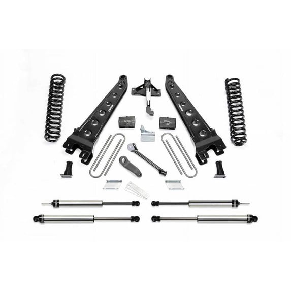 Fabtech 2008-2016 Fits FORD F-350 F-450 4WD 8 LUG 6" RAD ARM System Coils DLSS Shocks K2131DL