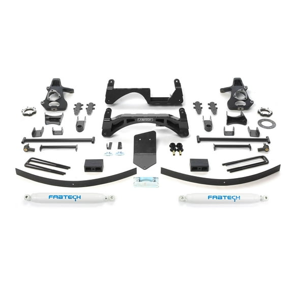 Fabtech 6" BASIC SYS W/PERF SHKS 07-13 GM K1500 P/U W/O AUTORIDE 4WD Fits select: 2008 CHEVROLET SILVERADO, 2011 CHEVROLET SILVERADO K1500 LT