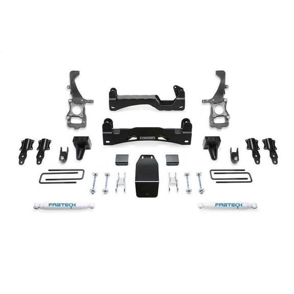 Fabtech  6 in. Basic System with Performance Shocks for 2021 Ford F150 4WD