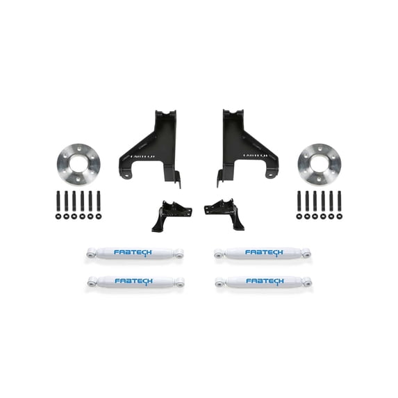 Fabtech AUX SHOCK KIT W/ PERF SHKS 2015-21 SPRINTER 2500 4WD