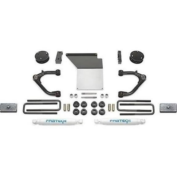 Fabtech FTS21144 FABFTS21144 14-15 SILVERADO/SIERRA 1500 4WD 4IN UNIBALL UCA SYSTEM W/PERF SHOCKS(FACTORY AL Fits select: 2014 CHEVROLET SILVERADO, 2014 GMC SIERRA