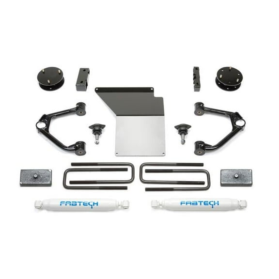 Fabtech K1059 Budget Lift System w/Shock w/Performance Shocks 4 in. Lift Budget Lift System w/Shock Fits select: 2015-2018 CHEVROLET SILVERADO, 2014 CHEVROLET SILVERADO K1500