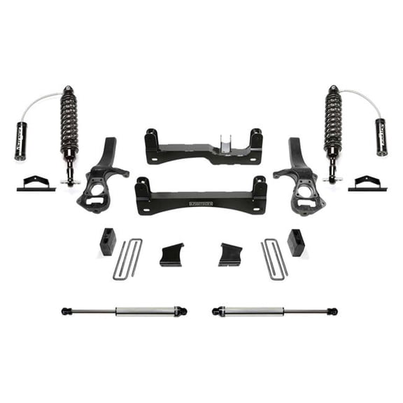 Fabtech K1198DL 4 in. Front & Rear Suspension Lift Performance System Kit with DL 2.5 Resistance & 2.25 for 2022 Chevy Silverado 1500