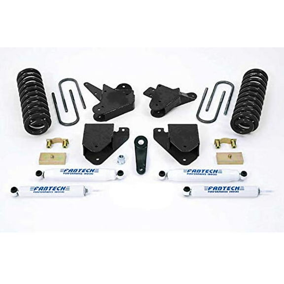 Fabtech K2097 Basic Lift System W/Shocks Fits F 250 Super Duty F 350 Super Duty Fits select: 1999-2000 FORD F250, 1999-2000 FORD F350