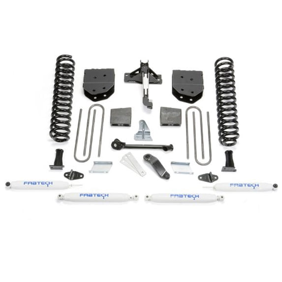 Fabtech K2130 Basic Lift System W/Shocks Fits 08 15 F 350 Super Duty Fits select: 2011-2015 FORD F350, 2008 FORD F350 SRW SUPER DUTY