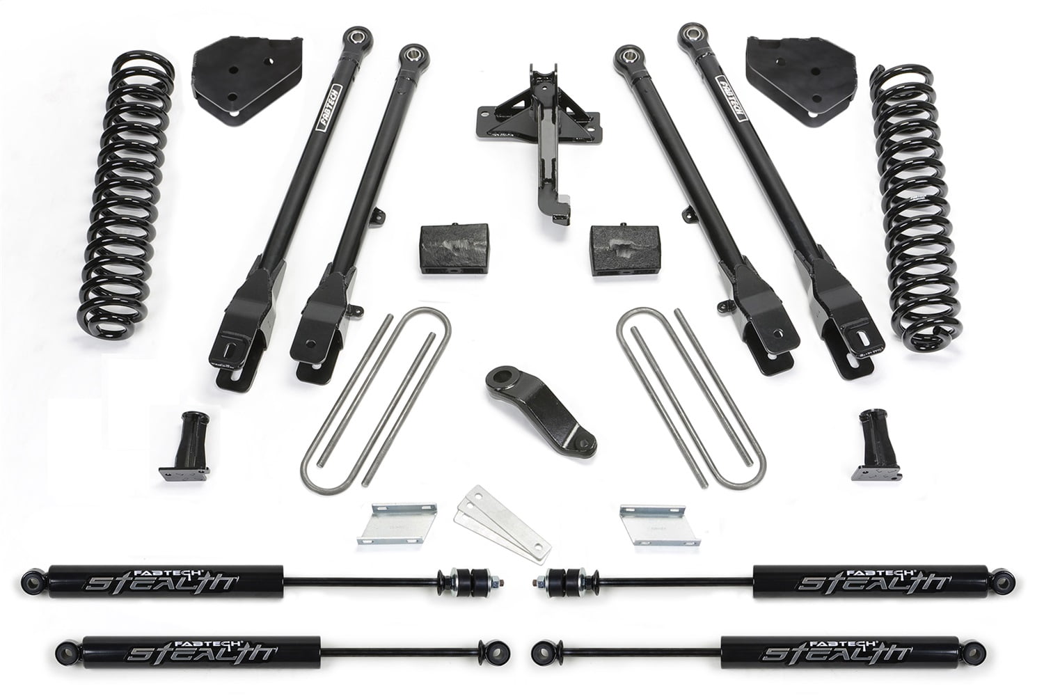 Fabtech K2254m 4 Link Lift System Fits 17 21 F 250 Super Duty F 350 ...