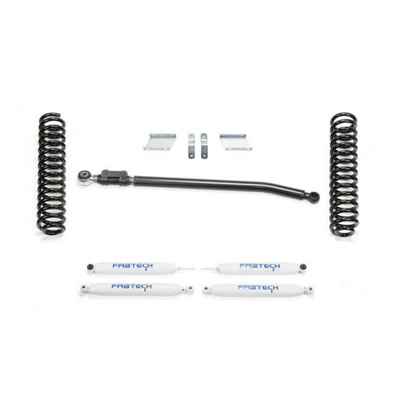Fabtech K2376 2.5 in. Basic Front & Rear Suspension Lift Coil Kit with Performance Shank for 2008 Fits select: 2011-2016 FORD F350, 2011-2012 FORD F250