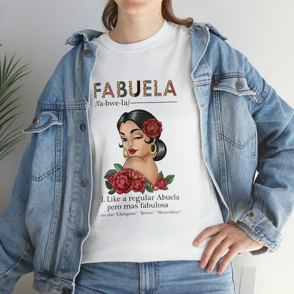 Fabuela Definition Like A Regular Abuela Pero Mas Fabulosa T-Shirt