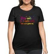 Fabuela Definition Shirt, Funny Fabulous Abuela Women's Curvy T-Shirt Women's Plus Size Tee