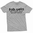 thumbnail image 1 of Fabuela Grandmother Grandma nana tee shirt Abuela Tee shirt Birthday gift funny Fabuela ladies gift (Medium Grey), 1 of 7