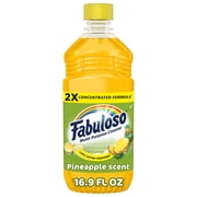 Fabuloso 2X Multi-Purpose Cleaner, No Rinse Floor Cleaner, Long-Lasting Freshness, Pineapple Scent, 16.9 fl oz