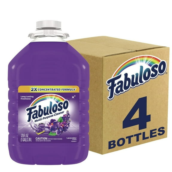 Fabuloso Multi-use Cleaner Lavender Scent 1 gal Bottle 4/Carton 53058