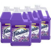Fabuloso All-Purpose Cleaner - 128 fl oz 4 quart - Lavender Scent - 4 / Carton - Purple