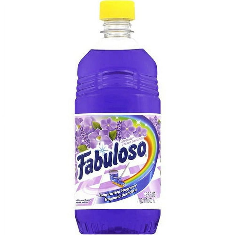 Fabuloso All-Purpose Cleaner - 16.9 fl oz (0.5 quart) - Lavender Scent - 24 / Carton - Residue-free, pH Neutral, Rinse-free, Long Lasting - Lavender Fabuloso All-Purpose Cleaner - 16.9 fl oz (0.5 quart) - Lavender Scent - 24 / Carton - Residue-free, pH Neutral, Rinse-free, Long Lasting - Lavender