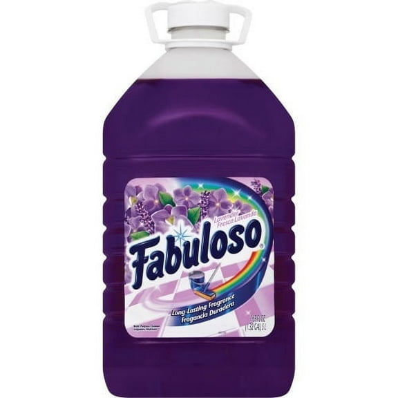 Fabuloso All Purpose Cleaner - 169 fl. oz. Bottle Liquid - 169 fl oz (5.3 quart) - Fresh, Lavender ScentBottle - 1 Each - Purple