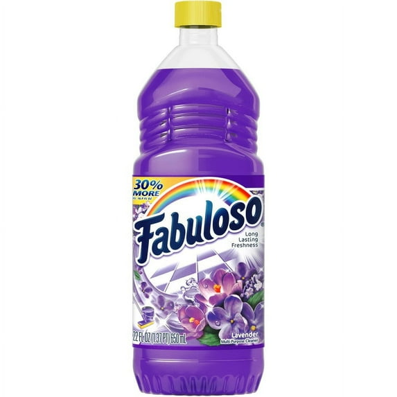 Fabuloso All-Purpose Cleaner - 22 fl oz (0.7 quart) - Lavender Scent - 1 Each - Lavender | Bundle of 2 Each