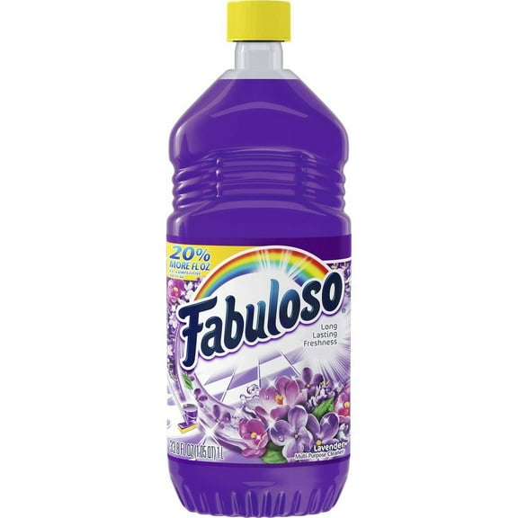 Fabuloso All-Purpose Cleaner - 33.8 fl oz (1.1 quart) - Lavender Scent - 1 Each - Lavender | Bundle of 5 Each