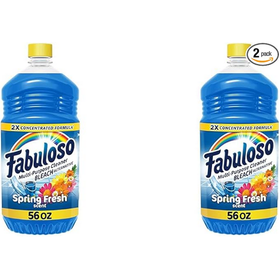 Fabuloso All Purpose Cleaner, Tropical Spring, 56 Oz Pack of 2