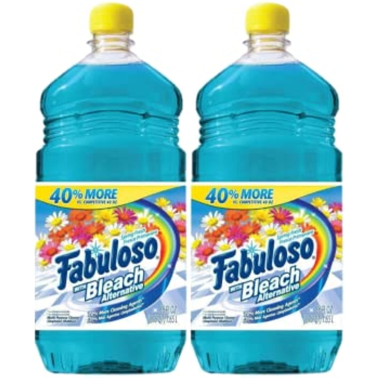 Fabuloso All-Purpose Cleaner With Bleach Alternative, Spring Fresh 56 Oz 2Pack