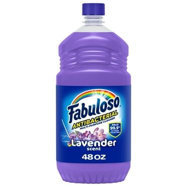 Fabuloso Antibacterial Multi-Purpose Cleaner, Lavender Scent, 48 oz, All Purpose Floor Cleaner