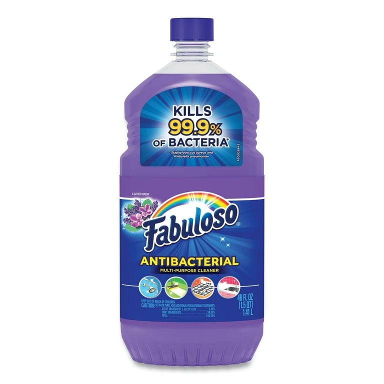 Antibacterial Multi-Purpose Cleaner, Lavender Scent, 48 oz Bottle, 6/Carton Antibacterial Multi-Purpose Cleaner, Lavender Scent, 48 oz Bottle, 6/Carton
