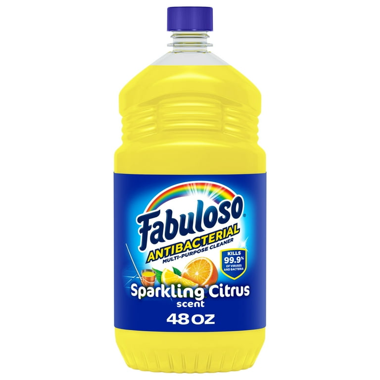 Antibacterial Multi-Purpose Cleaner, Sparkling Citrus Scent, 48 oz Bottle Antibacterial Multi-Purpose Cleaner, Sparkling Citrus Scent, 48 oz Bottle