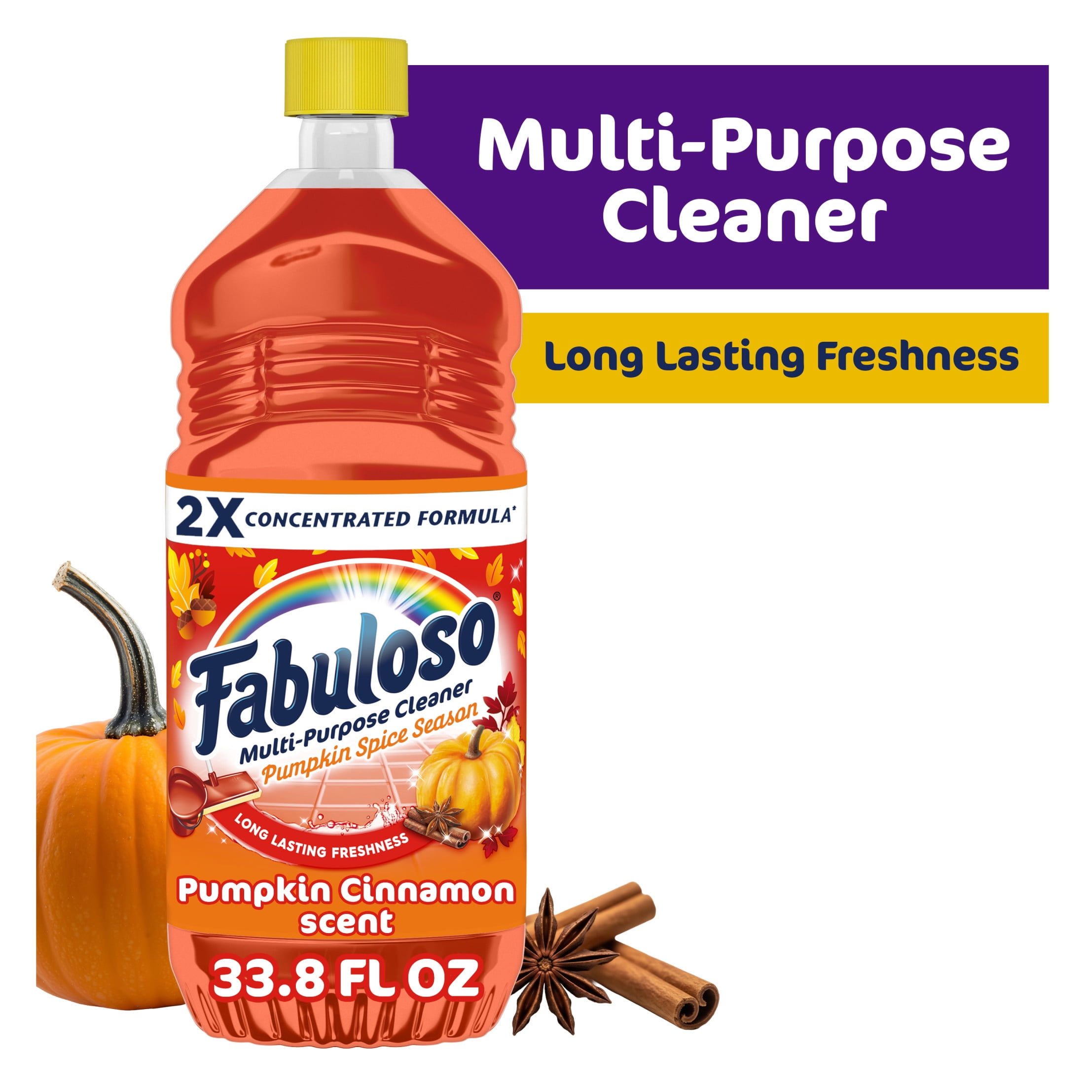 Fabuloso 2X Limited Edition Pumpkin Spice Season Multi-Purpose Cleaner, 33.8 fl oz
