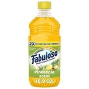 Fabuloso Multi-Purpose Cleaner, 2X Concentrated Formula, Floor Cleaner, Pineapple Scent, 16.9 fl oz