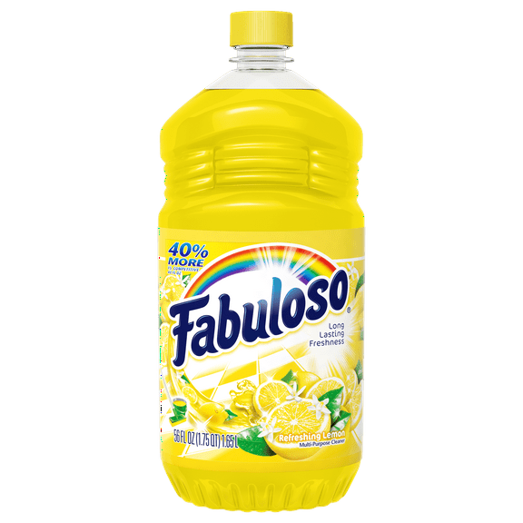 Fabuloso Lemon All Purpose Cleaner for Multi Surface 56 Fl Oz (Pack of 20)