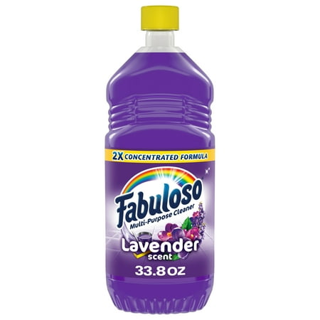 Fabuloso Multi-Purpose Cleaner, 2X Concentrated Formula, Lavender Scent, 33.8oz